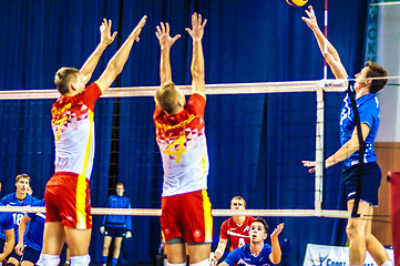 Image showing Male competitions in volleyball