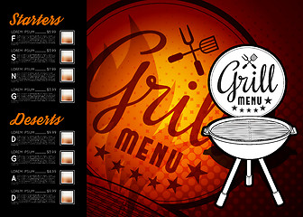 Image showing Design BBQ menu