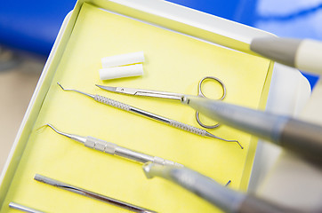 Image showing close up of dental instruments