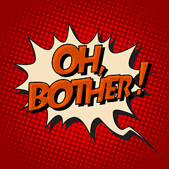 Image showing oh brother retro comic bubble text