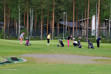 Image showing Golf players.