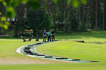 Image showing Training in Golf.