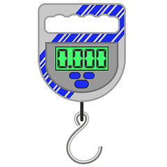 Image showing Digital Portable Weighing Scale