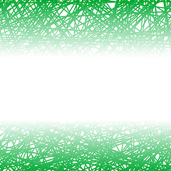 Image showing Abstract Green Line Background.