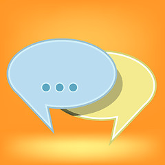 Image showing Speech Bubbles Isolated 