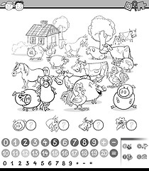 Image showing counting activity for coloring