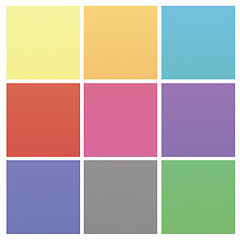 Image showing Set of Colorful Halftone Backgrounds.
