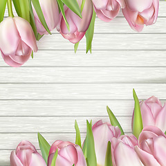 Image showing Beautiful tulips. EPS 10