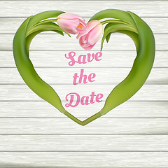 Image showing Save the date card. EPS 10