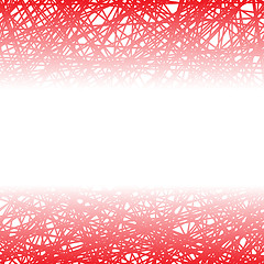 Image showing Abstract Red Line Background.