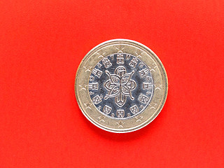 Image showing One Euro coin money