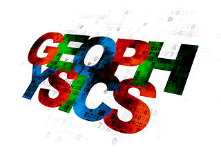 Image showing Science concept: Geophysics on Digital background