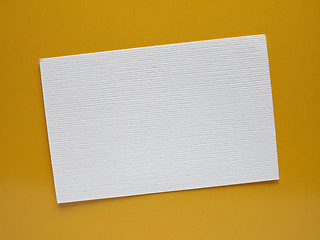 Image showing Blank paper tag label