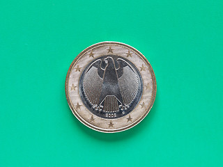 Image showing One Euro coin money