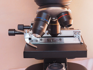 Image showing Light microscope detail