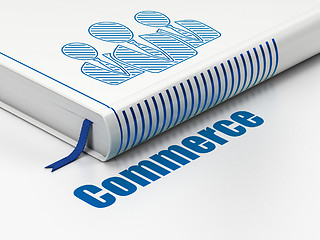 Image showing Finance concept: book Business People, Commerce on white background