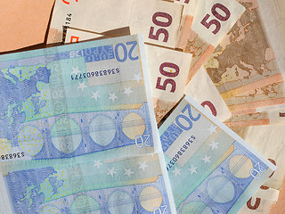 Image showing Fifty and Twenty Euro notes