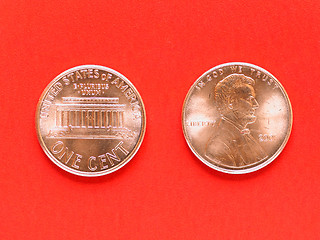 Image showing Dollar coin - 1 cent