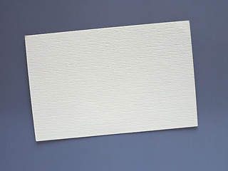 Image showing Blank paper tag label