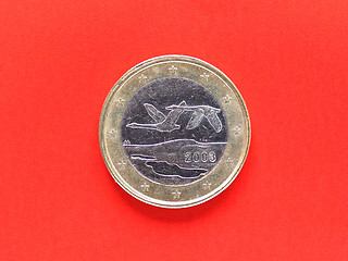 Image showing One Euro coin money