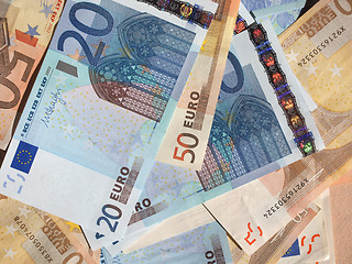 Image showing Fifty and Twenty Euro notes