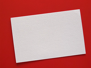 Image showing Blank paper tag label