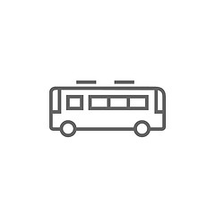 Image showing Bus line icon.