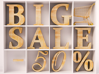 Image showing Big Sale text