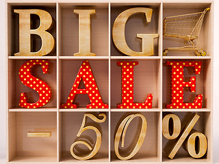 Image showing Big Sale text