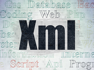 Image showing Software concept: Xml on Digital Paper background