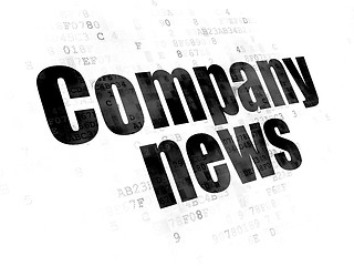 Image showing News concept: Company News on Digital background