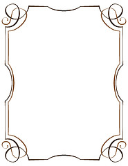 Image showing Vintage vector frame