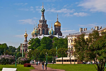 Image showing Church of the Savior on blood.