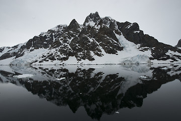 Image showing Mountain view in Antarctica