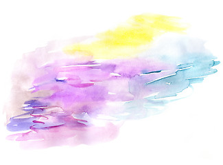 Image showing Abstract watercolor background