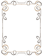 Image showing Vintage vector frame