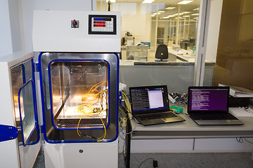 Image showing Opened temperature and Climate Test Chamber