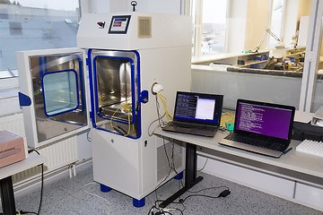 Image showing Opened temperature and Climate Test Chamber