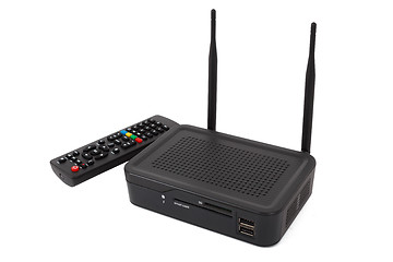 Image showing Android TV set top box receiver