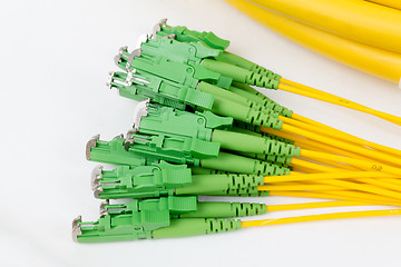 Image showing fiber optic E2 (LSH) pigtail, patchcord