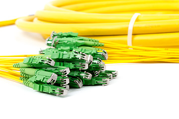 Image showing fiber optic E2 (LSH) pigtail, patchcord