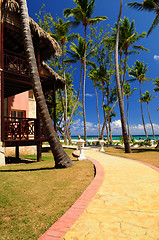 Image showing Tropical resort