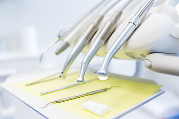 Image showing close up of dental instruments