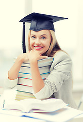 Image showing student in graduation cap