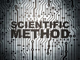 Image showing Science concept: circuit board with Scientific Method