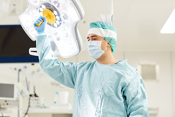 Image showing surgeon in operating room at hospital