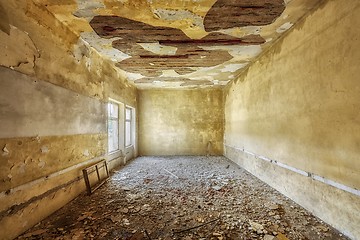 Image showing Abandoned building interior