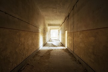 Image showing Abandoned building interior