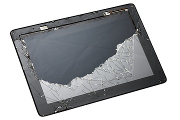 Image showing Smartphone with broken screen