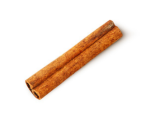 Image showing Single cinnamon sticks